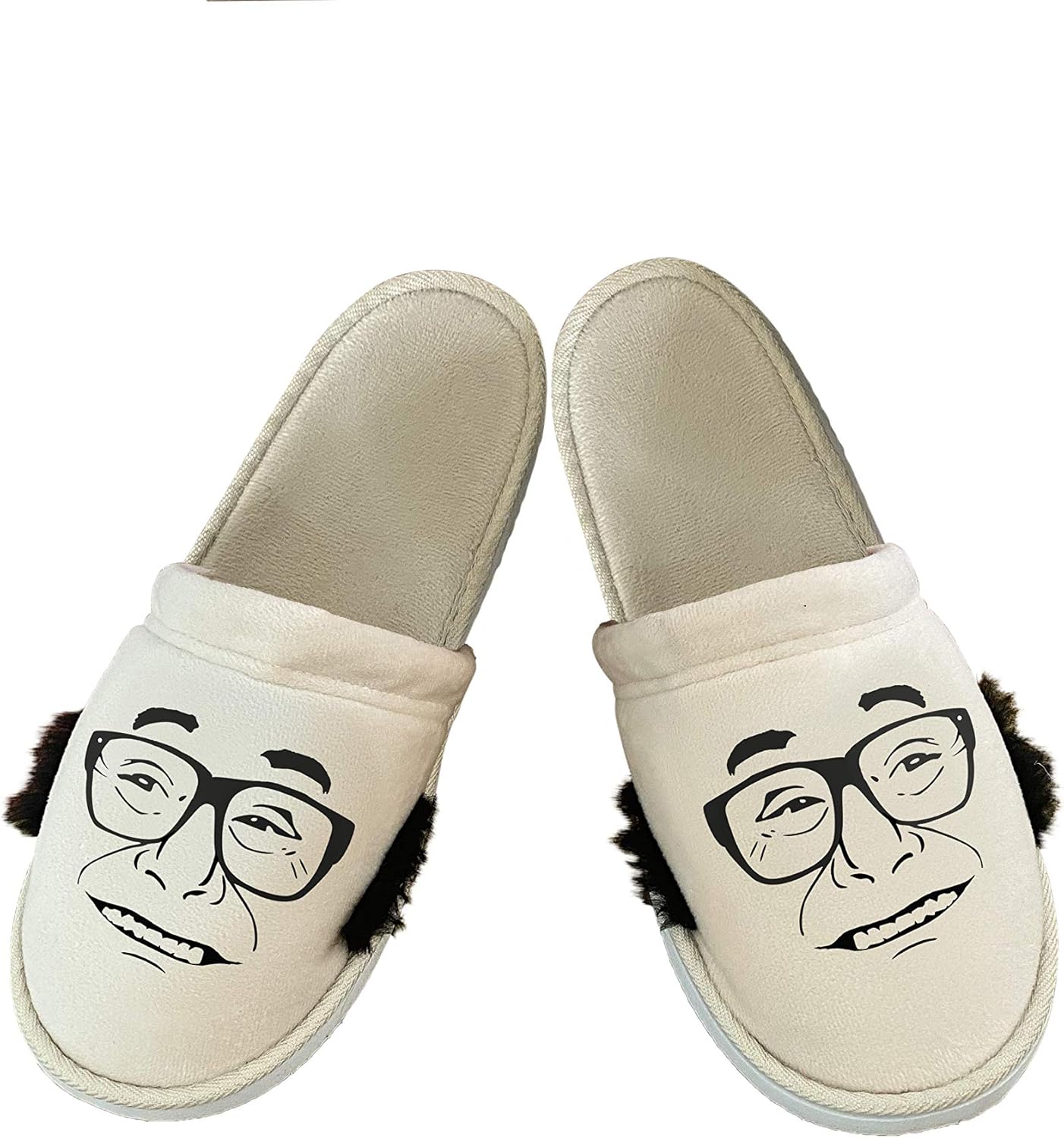 Fat Uncle Danny DeFeetos Funny Slippers for Men