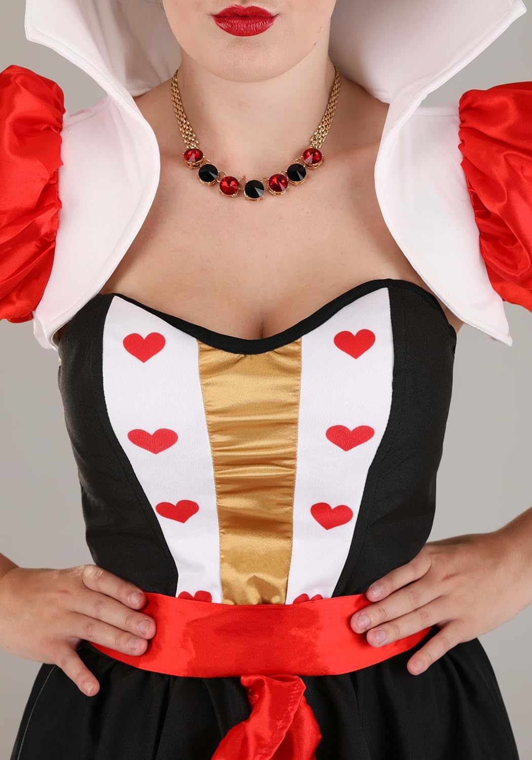Fun Costumes Womens Flirty Queen of Hearts Costume Large