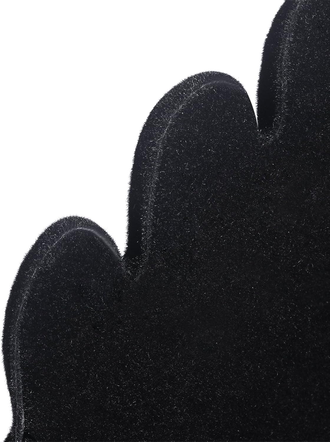 Black Velvet Necklace Display Stand with 5 Notches