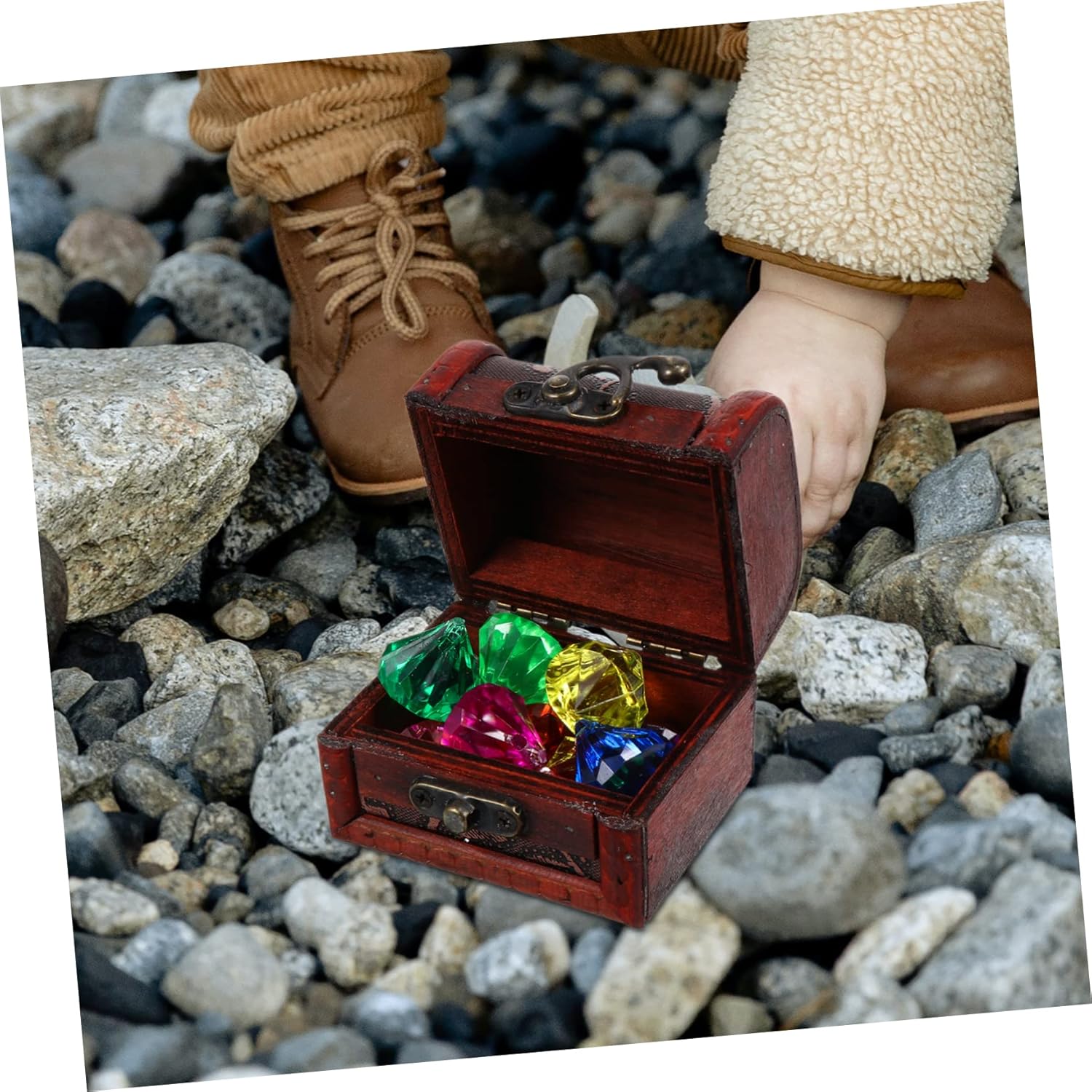 Jewel Treasure Box Acrylic Gems Toy Set