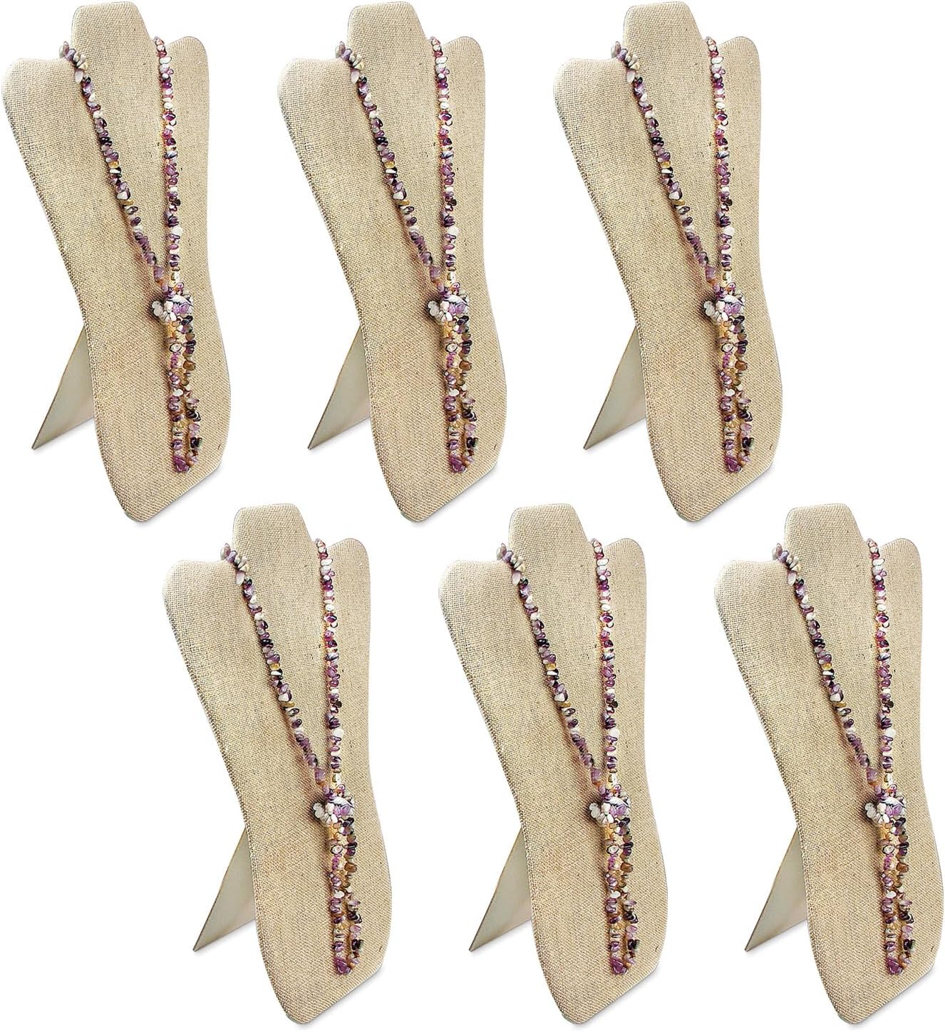 MOOCA Deluxe Fabric MDF Jewelry Display Stand