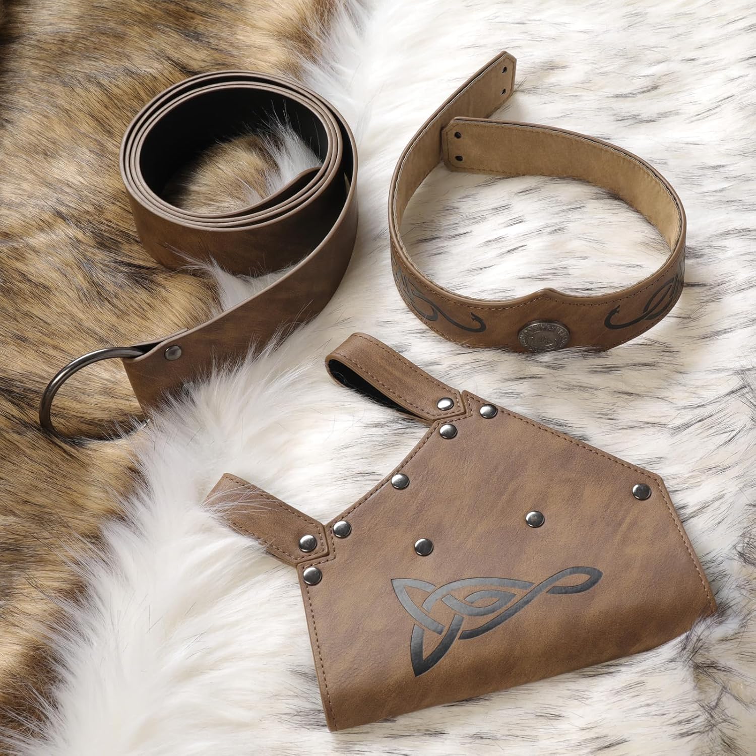3PCS Renaissance Accessories Set for Medieval Halloween Cosplay 1