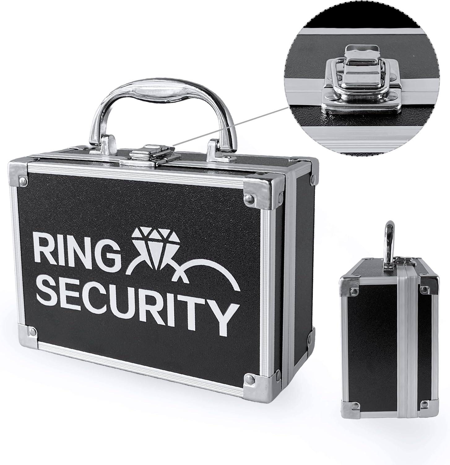 Ring Bearer Briefcase - Wedding Jewelry Security Case for Kids