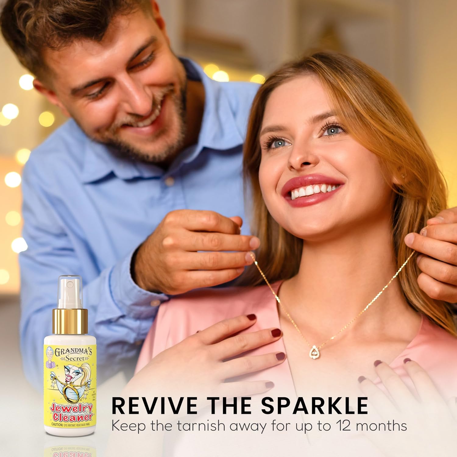 Grandmas Secret Jewelry Cleaner Liquid - Ammonia Free 3 oz