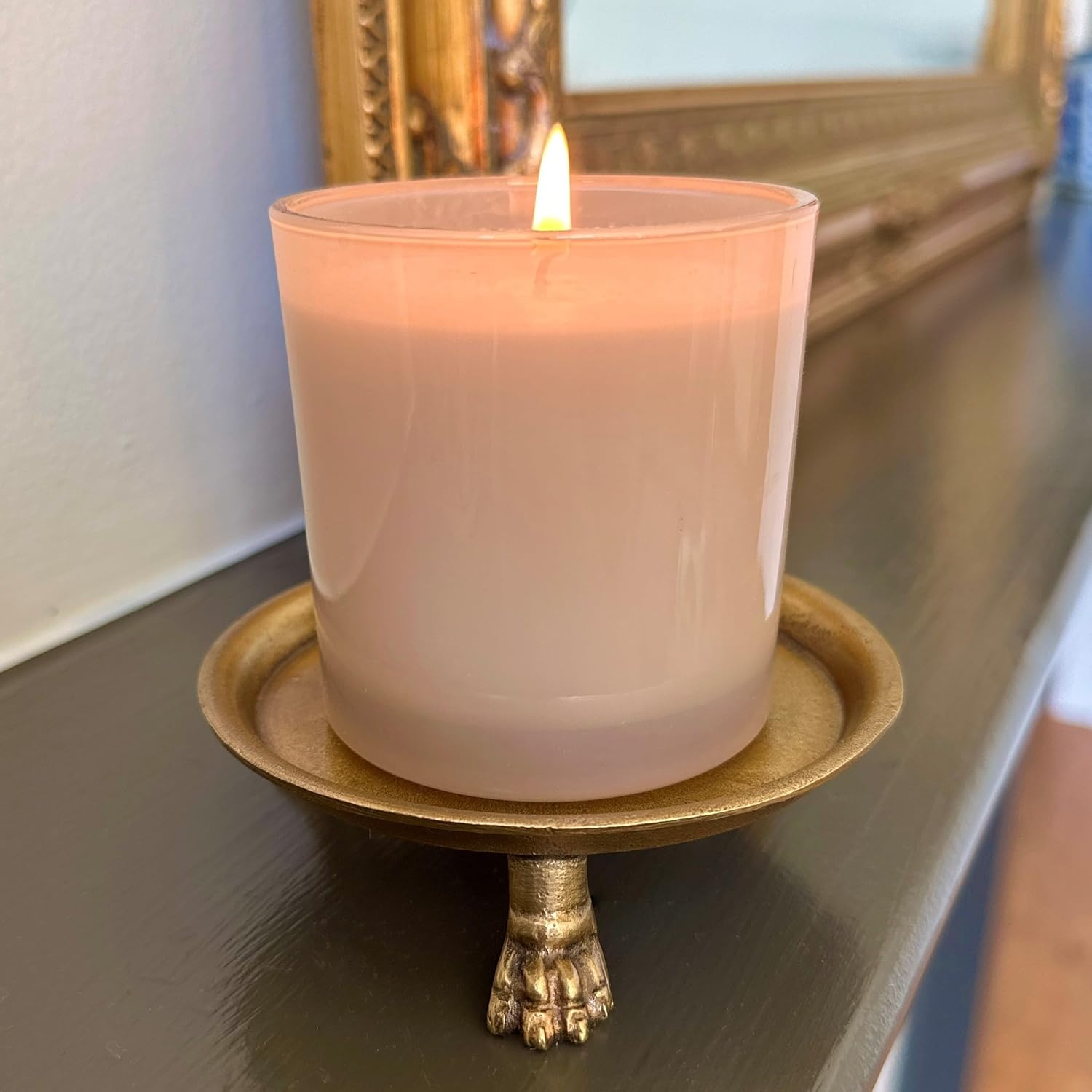 Hapton House 100 Solid Brass Clawfoot Candle Dish