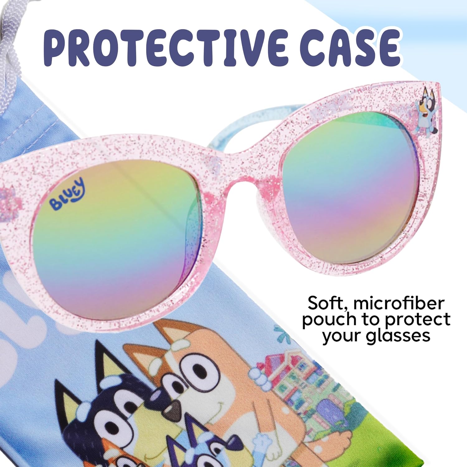 Bluey Toddler Cateye Sunglasses with UV Protection