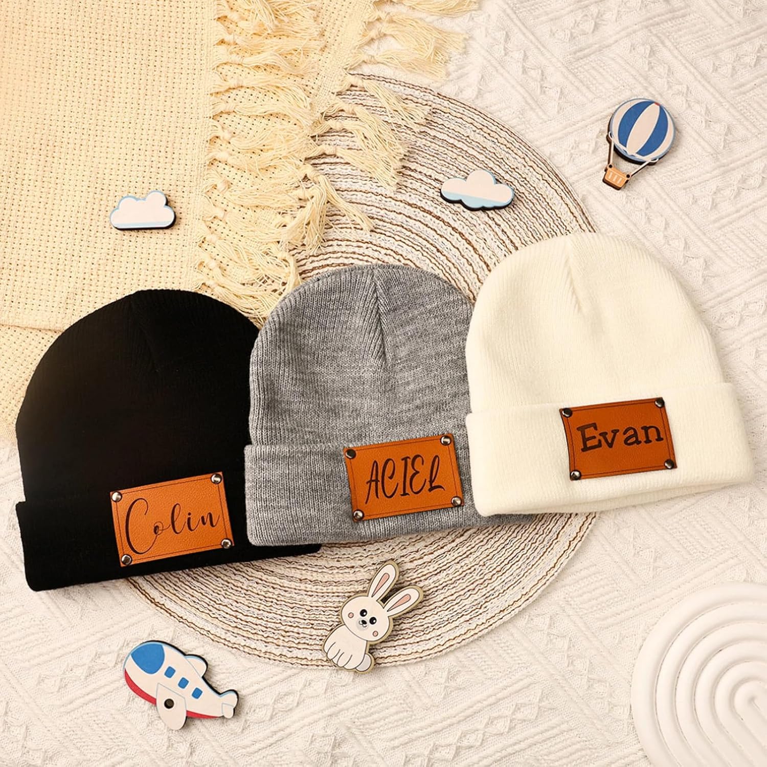 Custom Toddler Beanie Boys Girls Knit Winter Hat