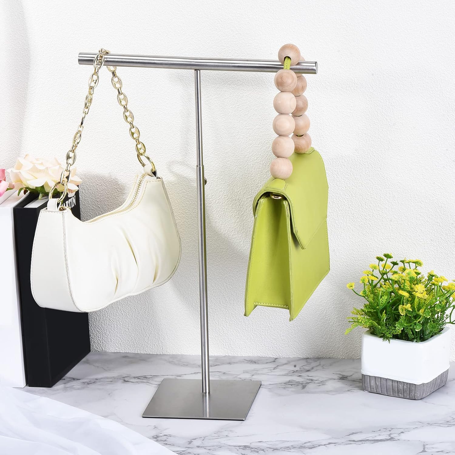 Uxcell Necklace Display Stand 2 Pack Adjustable Jewelry Rack