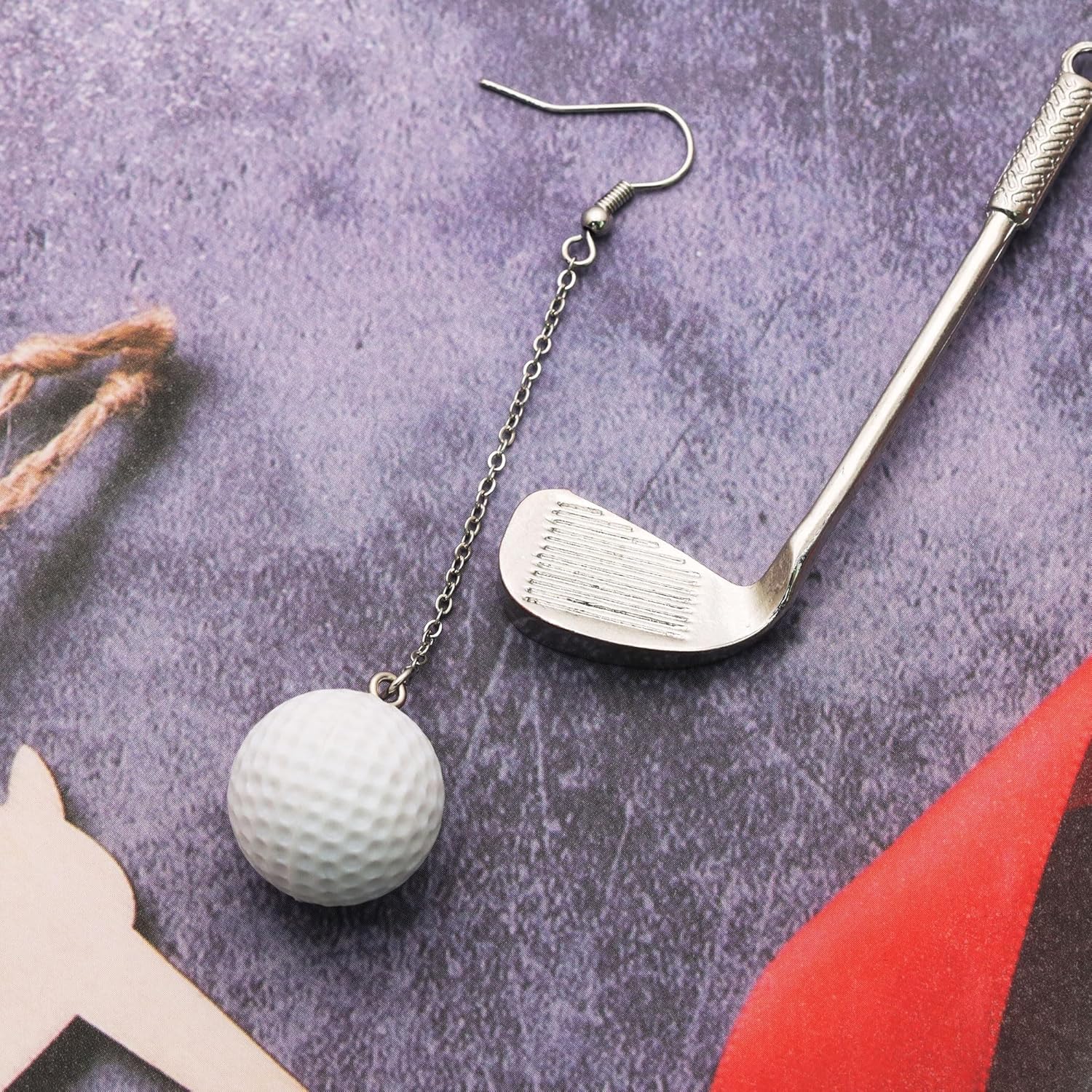 Funny Sport Ball Dangle Earrings for Women