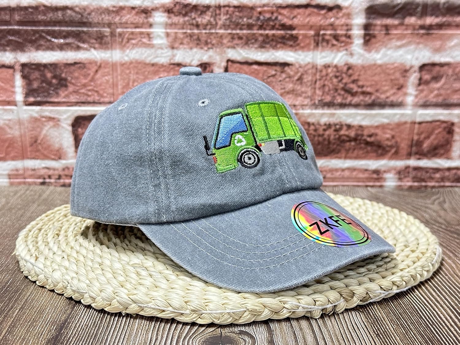 Garbage Truck Baseball Cap for Kids