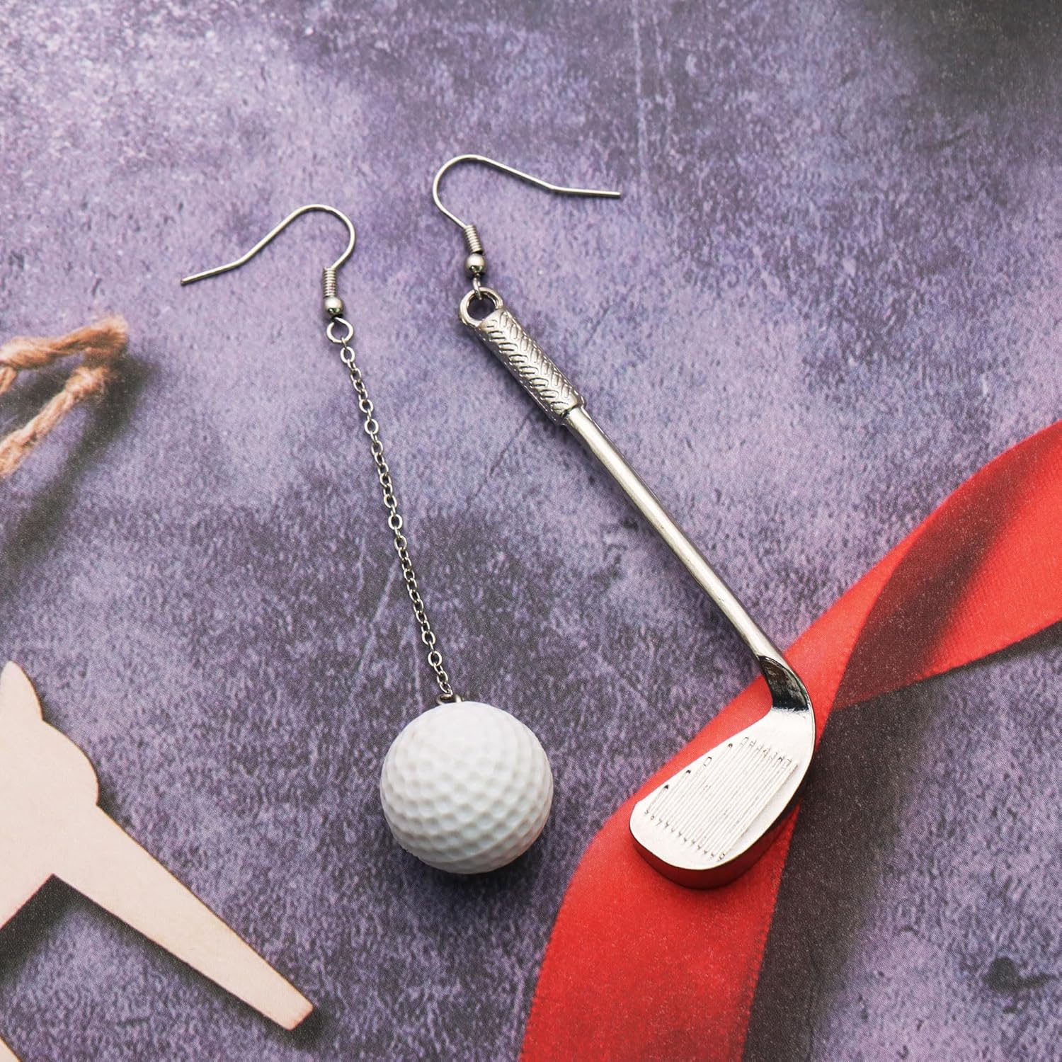Funny Sport Ball Dangle Earrings for Women