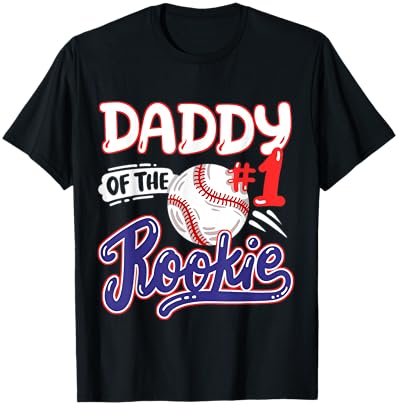 Daddy of Rookie 1st Birthday Team T-Shirt
